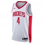 Maillot NBA Houston Rockets Jalen Green 0 Nike 2022-23 Association Edition Blanc Swingman - Homme